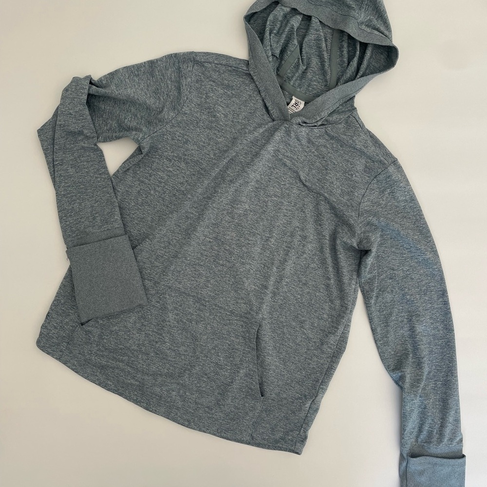 Athleta Heather Green/Gray Hoodie